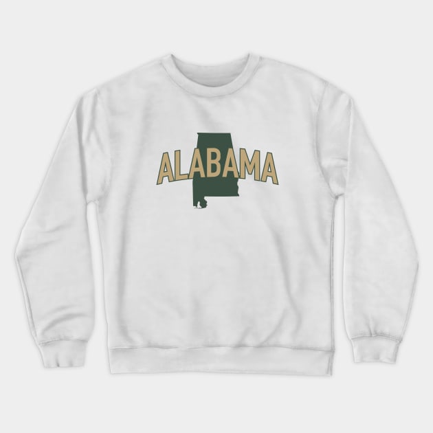 Alabama State Crewneck Sweatshirt by Novel_Designs